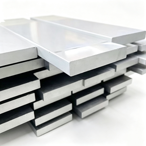 Barre plate en aluminium 6063 T5 de différentes tailles, barre en alliage massif pour profilés de fenêtres et de portes, matériaux auxiliaires, fabriquée en Chine - Product Image 2