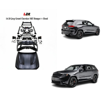Kit carrosserie de haute qualité pour Jeep Grand Cherokee 2011-2021 au style SRT8, pare-chocs avant et arrière, calandre, feux antibrouillard, installation Plug and Play
