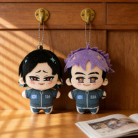 Porte-clés en peluche personnalisé de 10 cm – Créez votre design Kawaii en mini-breloque en peluche douce