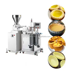 Comercial Elétrico Automático Cookmatic Tartlet Maker Mini Egg Tart Shell Pie Crust Pressionando Máquinas Egg Tart Machine