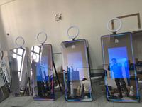 2023 Écran tactile de photomaton miroir en gros avec appareil photo et imprimante