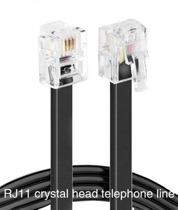 <span class=keywords><strong>Cable</strong></span> de teléfono <span class=keywords><strong>plano</strong></span> CAT3 RJ11 6p4c Cables de línea telefónica <span class=keywords><strong>Cable</strong></span> recto macho a macho <span class=keywords><strong>Cable</strong></span> de conexión de teléfono - Product Image 2
