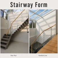 Système d'escaliers modulaires préfabriqués pour les applications de construction résidentielle