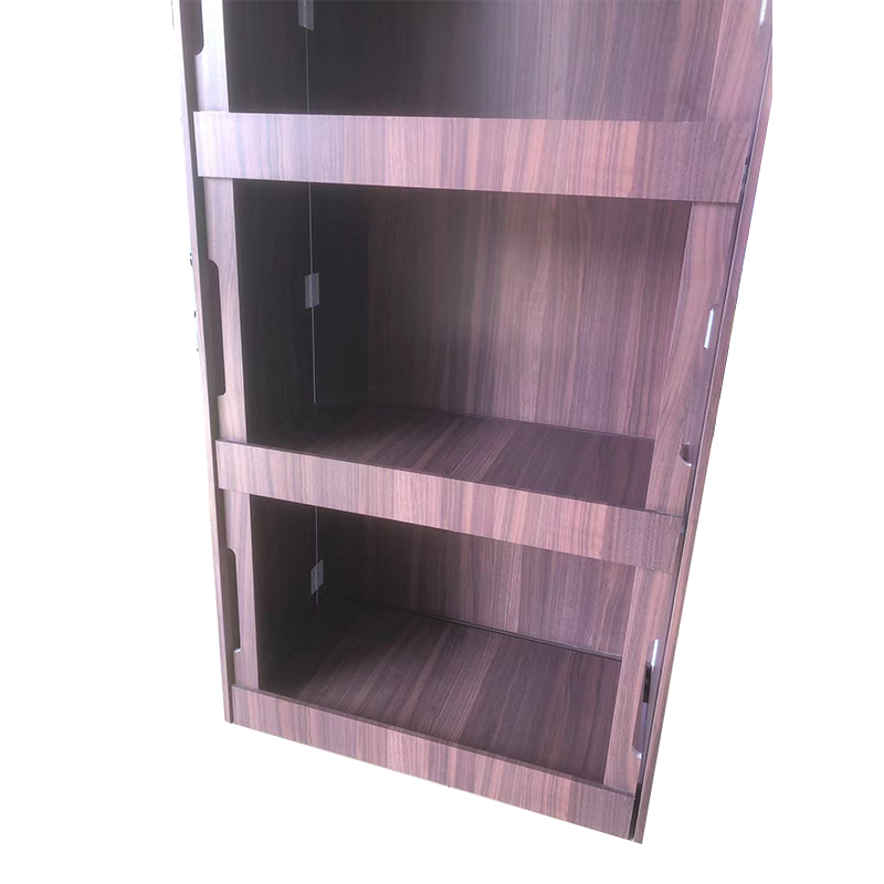 Heavy Duty Eco-friendly Multi-tier Floor Stand Drink Display Wine Beer Rack Wooden Shelf for Retail Shops — view 5