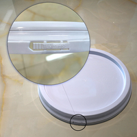 Seau en plastique de 20 L (5 gallons) avec poignée, personnalisable avec logo imprimé