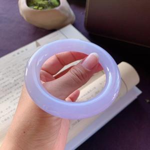 Un braccialetto in giada viola molto bello e raro - Product Image 4