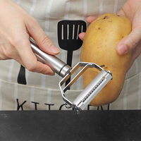 Roestvrijstalen Dunschiller Groentemeloen Fruit Aardappel Wortelkomkommer Multifunctionele Rasp Dunschiller Snijmachine