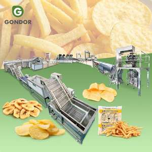 Línea de Producción de Papas Fritas Congeladas Totalmente Automática, Máquina para Hacer Papas Fritas, Precio en Turquía - Product Image 1