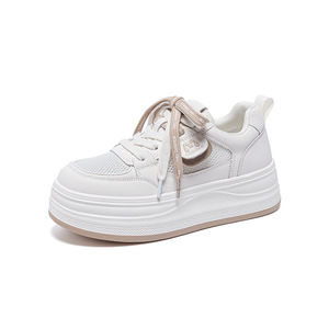 Zapatillas Blancas de Verano 2026, Nuevo Estilo, Transpirables, Talla Grande, Ligeras, Suela Gruesa, Casuales - Product Image 5