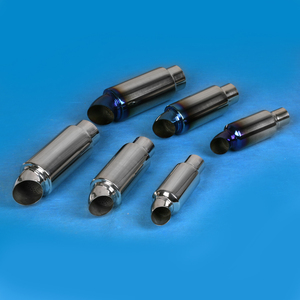 Resonador <span class=keywords><strong>de</strong></span> Escape <span class=keywords><strong>de</strong></span> 2 Pulgadas, Recto, <span class=keywords><strong>de</strong></span> Acero Inoxidable, Punta Azul Quemada, Silenciador Universal para Sistema <span class=keywords><strong>de</strong></span> Válvula <span class=keywords><strong>de</strong></span> Vacío - Product Image 3