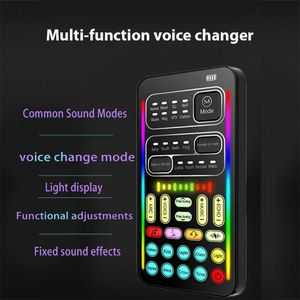 I9 thay đổi giọng nói đặt Mini Phát sóng trực tiếp giọng nói cải trang Bảng âm thanh di động thay đổi giọng nói với 8 âm thanh khác nhau - Product Image 4