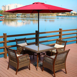 Guardar lugar de moda Silla de ratán mimbre silla de jardín juego de <span class=keywords><strong>muebles</strong></span> al aire libre - Product Image 6