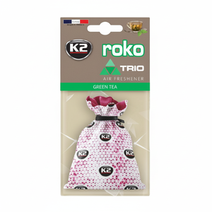 K2 DEO roko Trio ชาเขียวน้ำมันหอมระเหยน้ำหอมปรับอากาศในรถแบบห้อย/ระงับการแก้ไข - Product Image 1