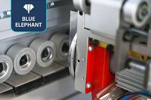 Máquina de Enchapado de Cantos Automática Industrial E-80 de Nuevo Diseño con Pre-Fresado y Seguimiento para Puertas de Gabinetes - Product Image 5