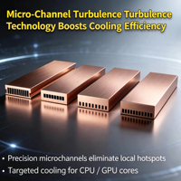 Radiateur de refroidissement liquide/eau à microcanaux, échangeur de chaleur, usinage sur mesure, module optique, dissipation thermique des puces
