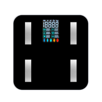 Báscula de peso de alta calidad Bmi, báscula de baño inteligente, báscula electrónica de grasa corporal con aplicación gratuita en Google Play Apple Store