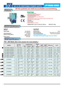 Reignpower 750W 12V 62.5A PFC alimentation 12V haute alimentation 720W DIN Rail affichage numérique alimentation à découpage industrielle - Product Image 6