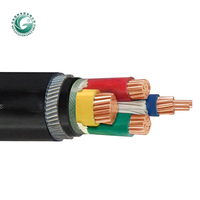 3 Fase Swa subterráneo 4 Core 25mm 35mm 50mm blindado 0,6 1kv Cu Xlpe Swa de Pvc Cable de alimentación
