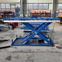 Plataforma Elevadora Hidráulica Estacionaria en Forma de U de Perfil Ultrabajo para Carga y Descarga de Palés en Almacenes