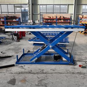 Plataforma Elevadora Hidráulica Estacionaria en Forma <span class=keywords><strong>de</strong></span> U <span class=keywords><strong>de</strong></span> Perfil Ultrabajo para Carga y Descarga <span class=keywords><strong>de</strong></span> Palés en Almacenes - Product Image 3