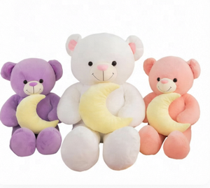 Factory Wholesale Cartoon <strong>Teddy</strong> Bear Plush Toys Cute Gifts Customized Logo Claw Machine Dolls pp Cotton Super Soft Plush Stress - Product Image 1
