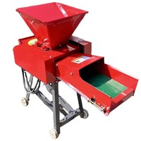 Petites machines de traitement d'aliments pour animaux de ferme hachoir à ensilage déchiqueteuse d'herbe paille de volaille coupe-tige de maïs moulin à farine de paille