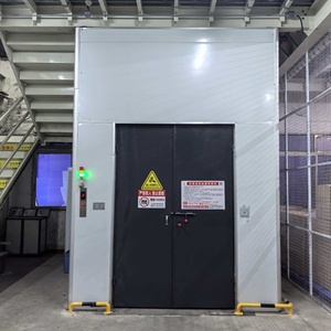 Elevador de Carga Hidráulico de Alta Capacidad con Riel Guía para Manejo de Mercancías en Almacenes Industriales - Product Image 4