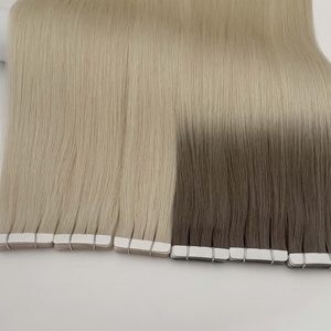 Extensiones de Cabello Ruso al por Mayor, Cinta Adhesiva Invisible, Cabello Eslavo con Cutícula Alineada, Trama de Cabello para Salón, Alta Calidad 2025 - Product Image 5
