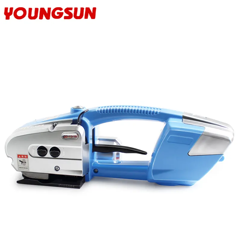 YOUNGSUN JD1316 Handheld Bateria Elétrica Portátil Strapping Machine Banding Tools Ferramenta Para PP Pet Belt