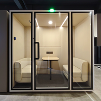 Cabine de bureau insonorisée professionnelle, cabine téléphonique acoustique pour bureau à aire ouverte, espace de travail professionnel, isolation sonore