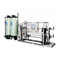 Machine de purification d'eau solaire 4m³/h, système d'osmose inverse pour usage en construction, dessalement d'eau de puits, membrane RO
