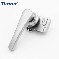 Ensemble de poignées de porte en plastique chromé moderne anti-corrosion pour salle de bain, cuisine, toilettes, camping-car, caravane, remorque, accessoires