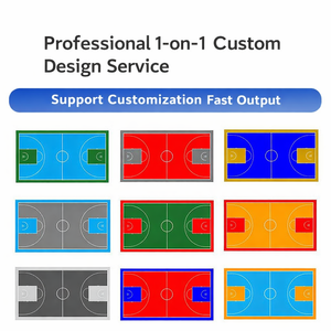 Suelo deportivo BWF para cancha <span class=keywords><strong>de</strong></span> bádminton, tapete <span class=keywords><strong>de</strong></span> goma en rollo para uso en interiores, certificado por la FIBA, también para baloncesto, fútbol sala, <span class=keywords><strong>hockey</strong></span> y baldosas. - Product Image 6