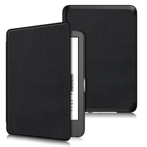 Étui de style <span class=keywords><strong>livre</strong></span> à motif croisé <span class=keywords><strong>pour</strong></span> <span class=keywords><strong>Amazon</strong></span> <span class=keywords><strong>Kindle</strong></span> 11e génération et <span class=keywords><strong>Kindle</strong></span> Lite 2022/658 Smart Flip Cover en PU - Product Image 2