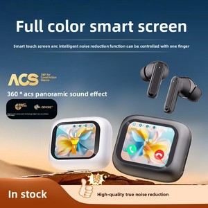 <span class=keywords><strong>Casque</strong></span> de traduction populaire LX10 intra-auriculaire <span class=keywords><strong>sans</strong></span> <span class=keywords><strong>fil</strong></span> avec écran tactile couleur LCD 5.4 pouces, étanche IPX4 et réduction de bruit vocal - Product Image 3