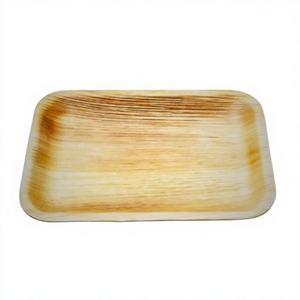 Barquette à lunch jetable écologique 6x10 pouces en feuille d'arec naturelle (feuille d'Arcea) Miracle Agro Industries Ltd. Durée de conservation 1 an - Product Image 1