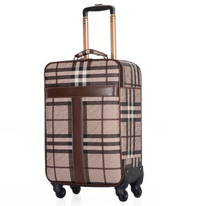 Equipaje de maleta giratoria de cuero PU con cerradura-Diseño unisex multifuncional - Product Image 5