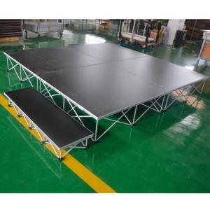 Escenario Móvil Telescópico Modular de Aluminio Ligero de 4x4 pies para Conciertos - RK-Portable Stage RAK-SQ4I con Fácil Montaje - Product Image 6