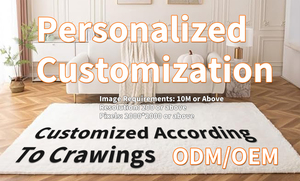 定制3D打印现代几何阿拉伯风格迪拜家居地毯可机洗PET友好型聚酯中绒薄款 - Product Image 6