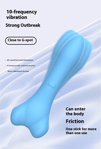 Vibromasseur en silicone étanche de haute qualité pour jouet sexuel pour femme avec chargement USB et utilisation seule - Product Image 4