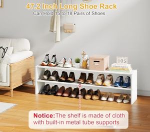 Wholesale Stackable 31-Inch Extra-Wide 2-Tier Non-Folding Wooden Box <b>Storage</b> Rack OEM/ODM Custom Multifunction <b>Kitchen</b> - Product Image 2