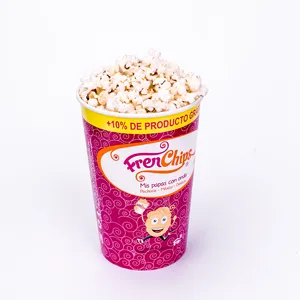 Disposable Custom 24 32 46 85 Oz Popcorn Cup Popcorn Bucket High Quality