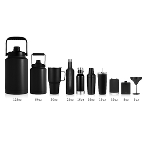 128Oz Một Gallon 2 Nắp Rơm Và Vòi Bị Rò Rỉ Bằng Chứng Chân Không Cách Nhiệt Thép Không Gỉ Nóng Lạnh Đôi Tường Đơn Giản Growler - Product Image 2