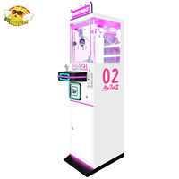 Mini machine à griffes, machine de jeu d'arcade à monnayeur pour la capture de prix, machine à griffes portable pour aire de jeux intérieure et divertissement en arcade