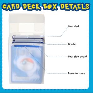 Fit Sports Game Standard et Magic TCG Yugioh Boîte <span class=keywords><strong>de</strong></span> cartes à collectionner en plastique durable - Product Image 6