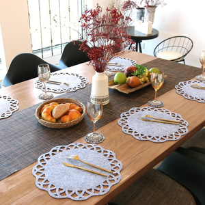 Conception innovante, résistant à la chaleur, réutilisable, écologique, tapis de table en feutre moderne de 5 mm d'épaisseur pour un usage quotidien à la maison/à l'hôtel - Product Image 5