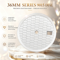 Montre mécanique de haute qualité avec mouvement 9015, modèle 2026, luxueuse, en or rose, avec lunette sertie de diamants, 36 mm, montre pour femme d'affaires
