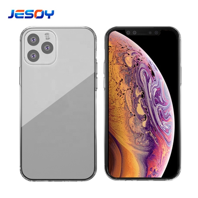 Wholesale Bulk High Quality Transparent Silicone Tpu Clear Mobile Cell Phone Back Case for Iphone 11 12 Mini Pro Max Cases