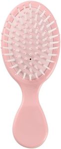 Portable <b>Mini</b> Travel Hairbrush Compact Pocket Small Detangler for <b>Wet</b> and Dry Detangling with Nylon Bristles and Paddle - Product Image 6