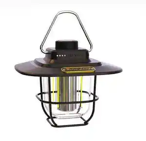 Nieuw Ontwerp Retro Outdoor Sfeer Camping Lamp Led Draagbare Oplaadbare Handlamp Tent Waterdicht